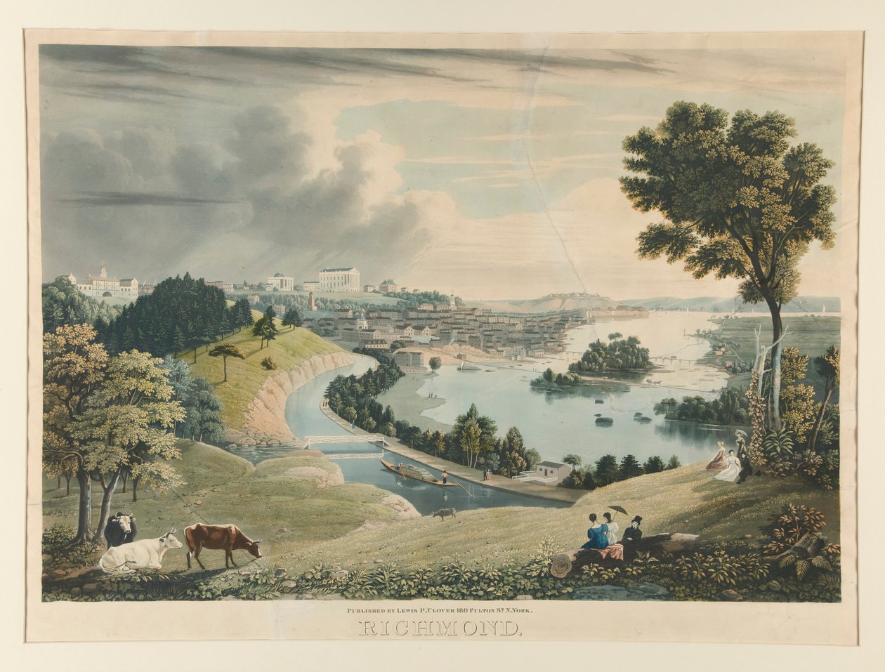 Utsikt over Richmond av William James Bennett