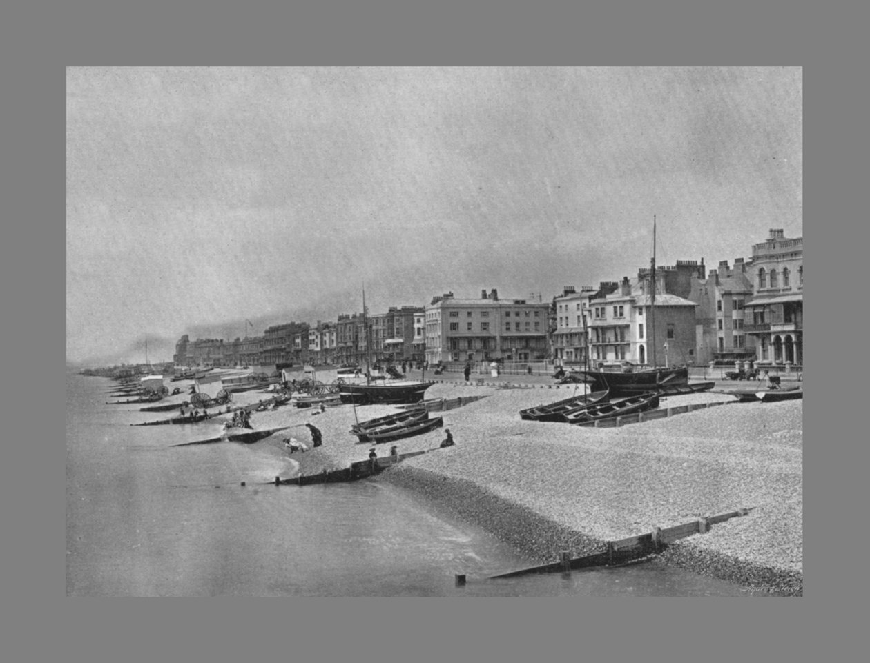 The Parade Worthing, c1900 av William James Gardiner