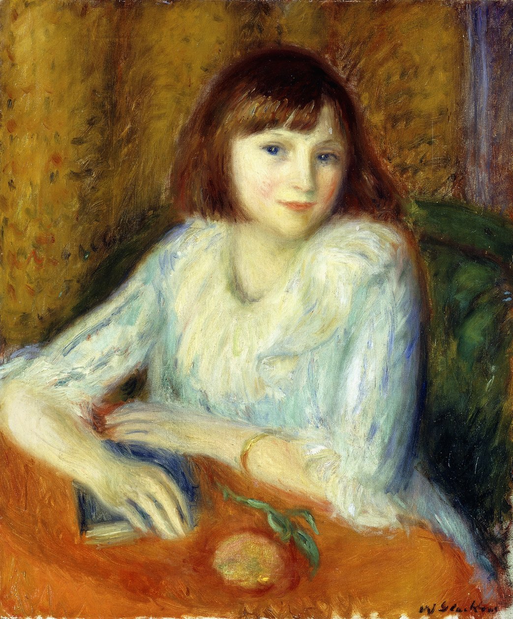 Et portrett av Penny av William James Glackens