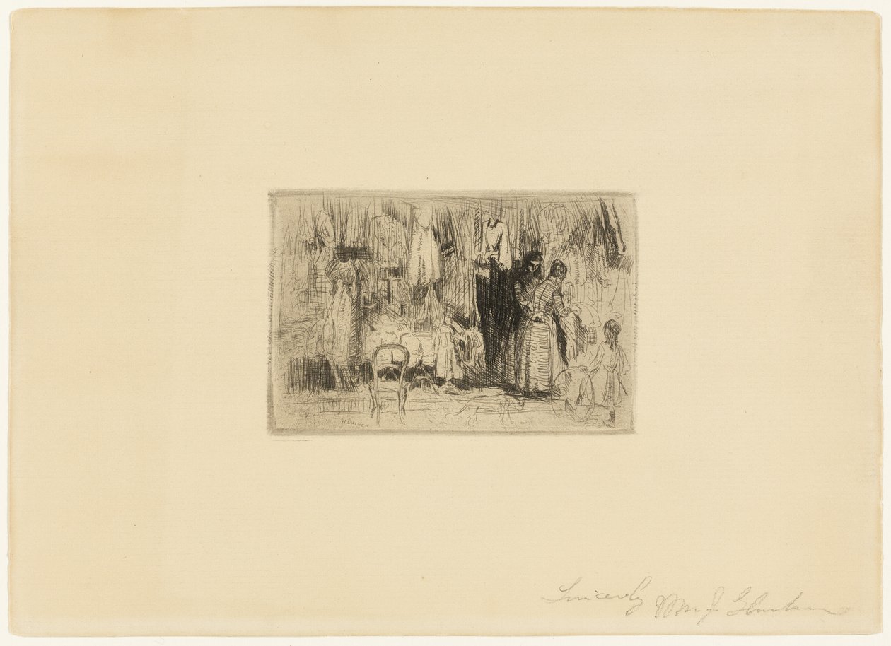 Hos Dressmakeren av William James Glackens