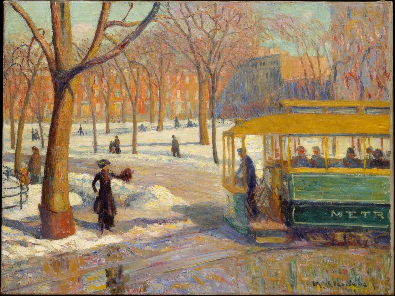 Den grønne bilen av William James Glackens