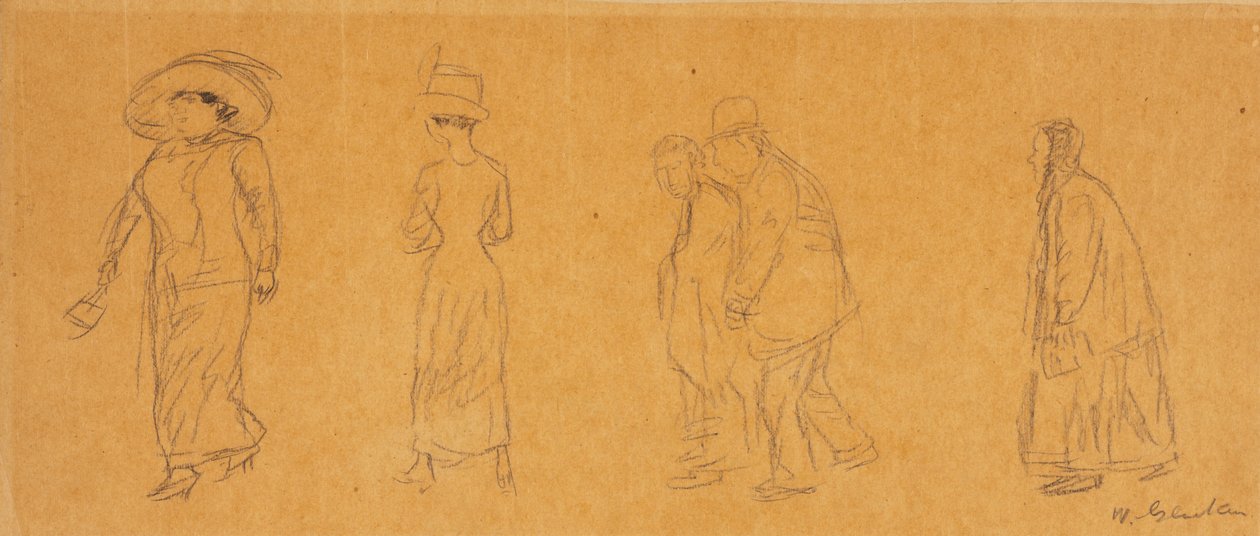 Fem figurer av William James Glackens