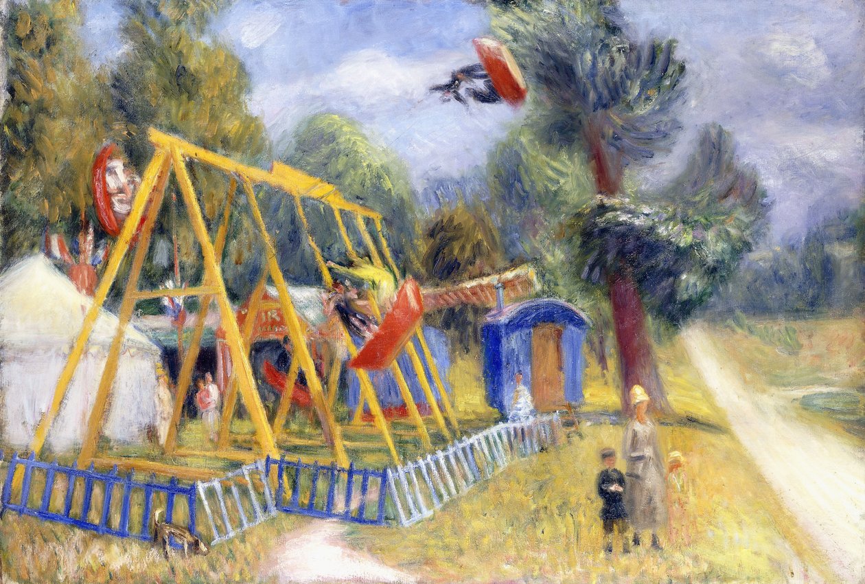 French Fair, ca. 1927 (olje på lerret) av William James Glackens