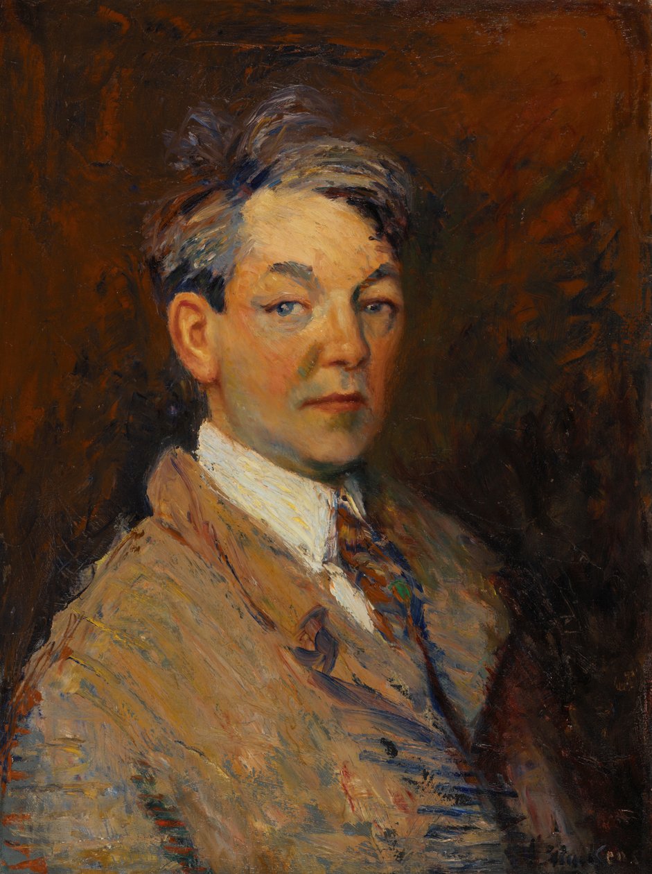 Selvportrett av William James Glackens