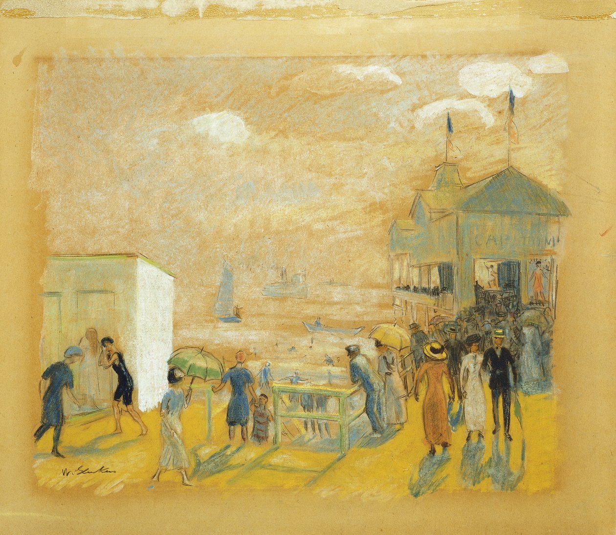 Batteriet av William James Glackens