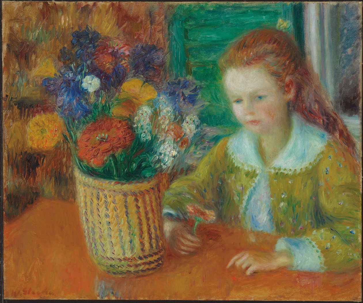 The Breakfast Porch, ca. 1920 (olje på lerret) av William James Glackens