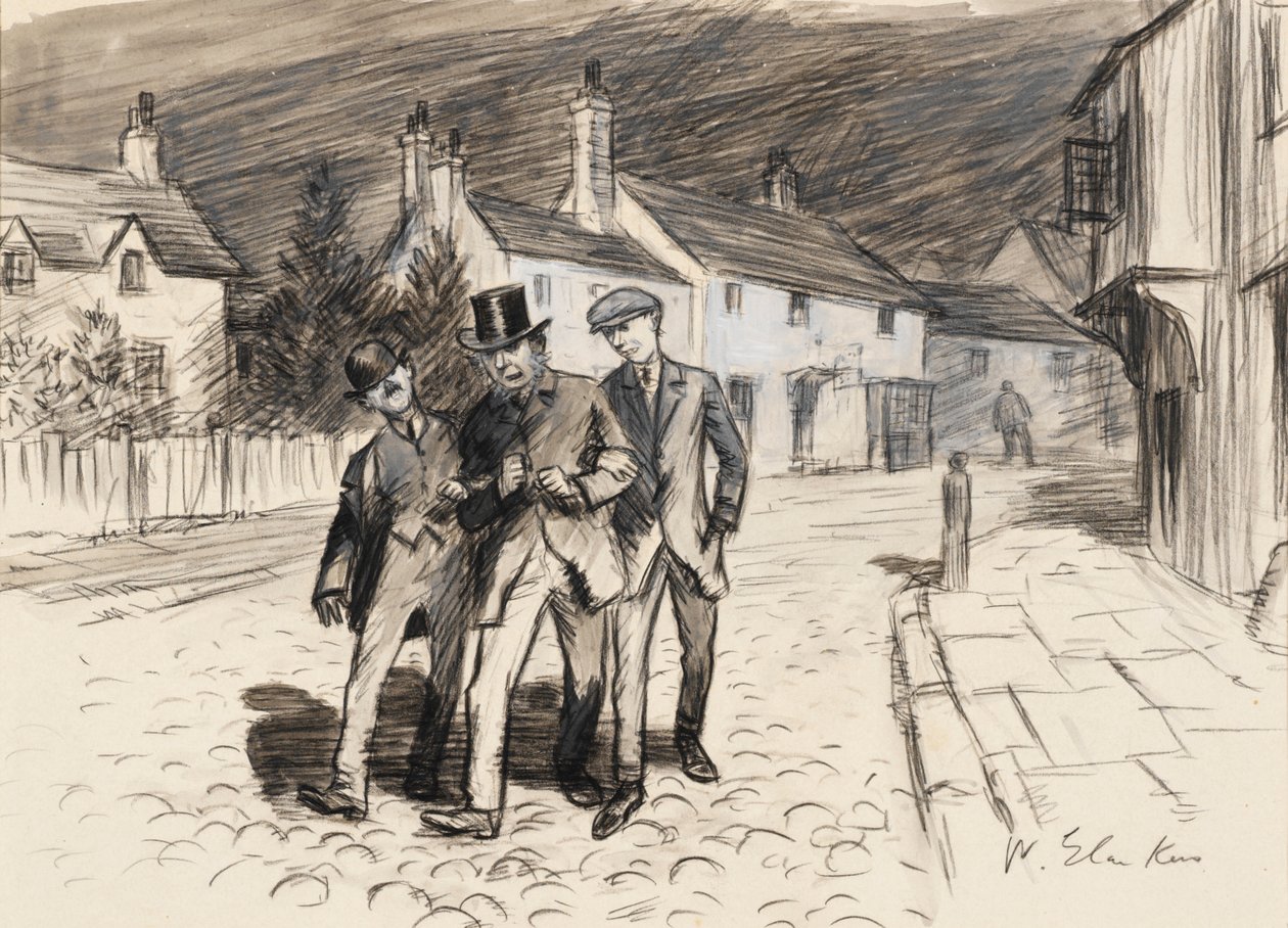 Så dro vi alle hjem av William James Glackens