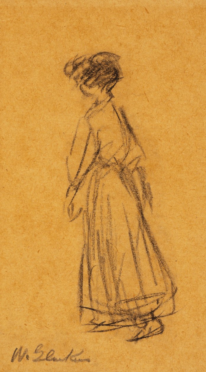 Kvinne går av William James Glackens