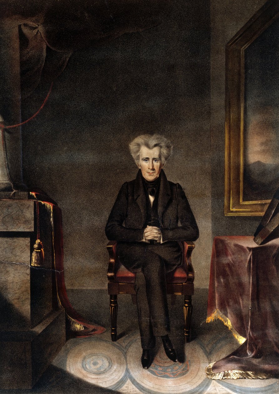 Andrew Jackson, pub. ca. 1835 av William James Hubard
