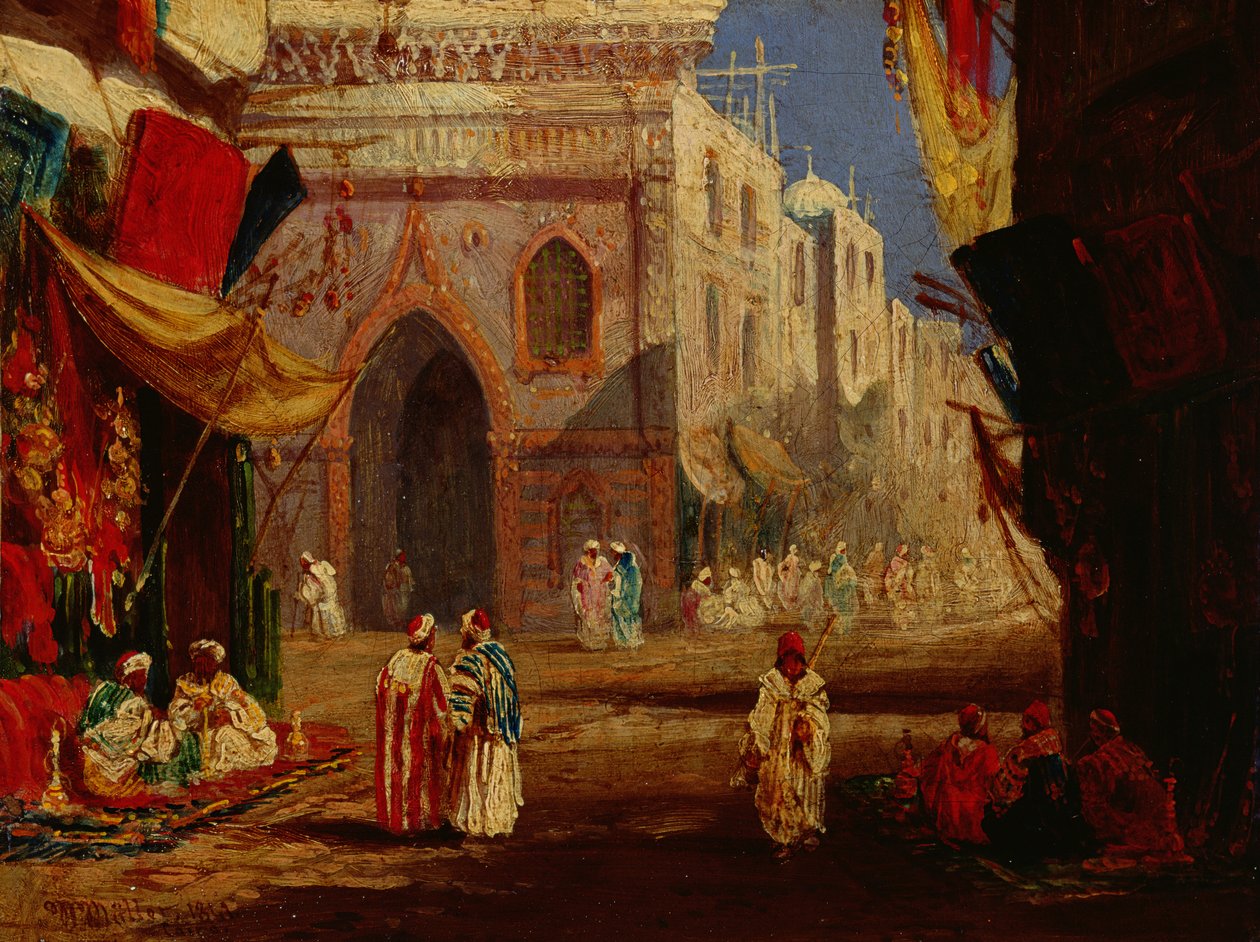 En gate i Kairo av William James Muller