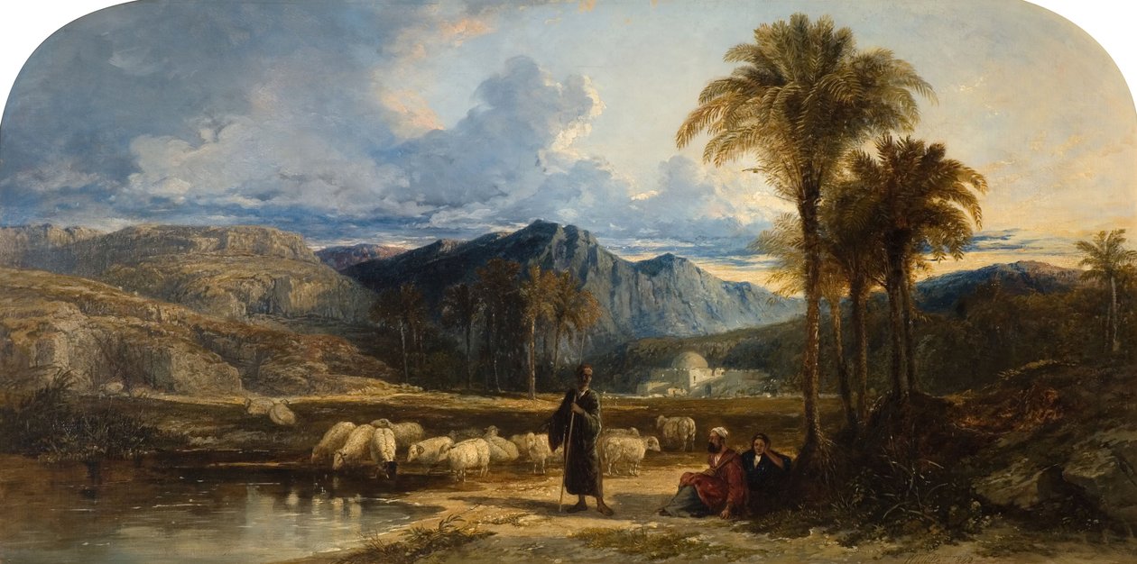 Arabiske hyrder, 1842. av William James Muller