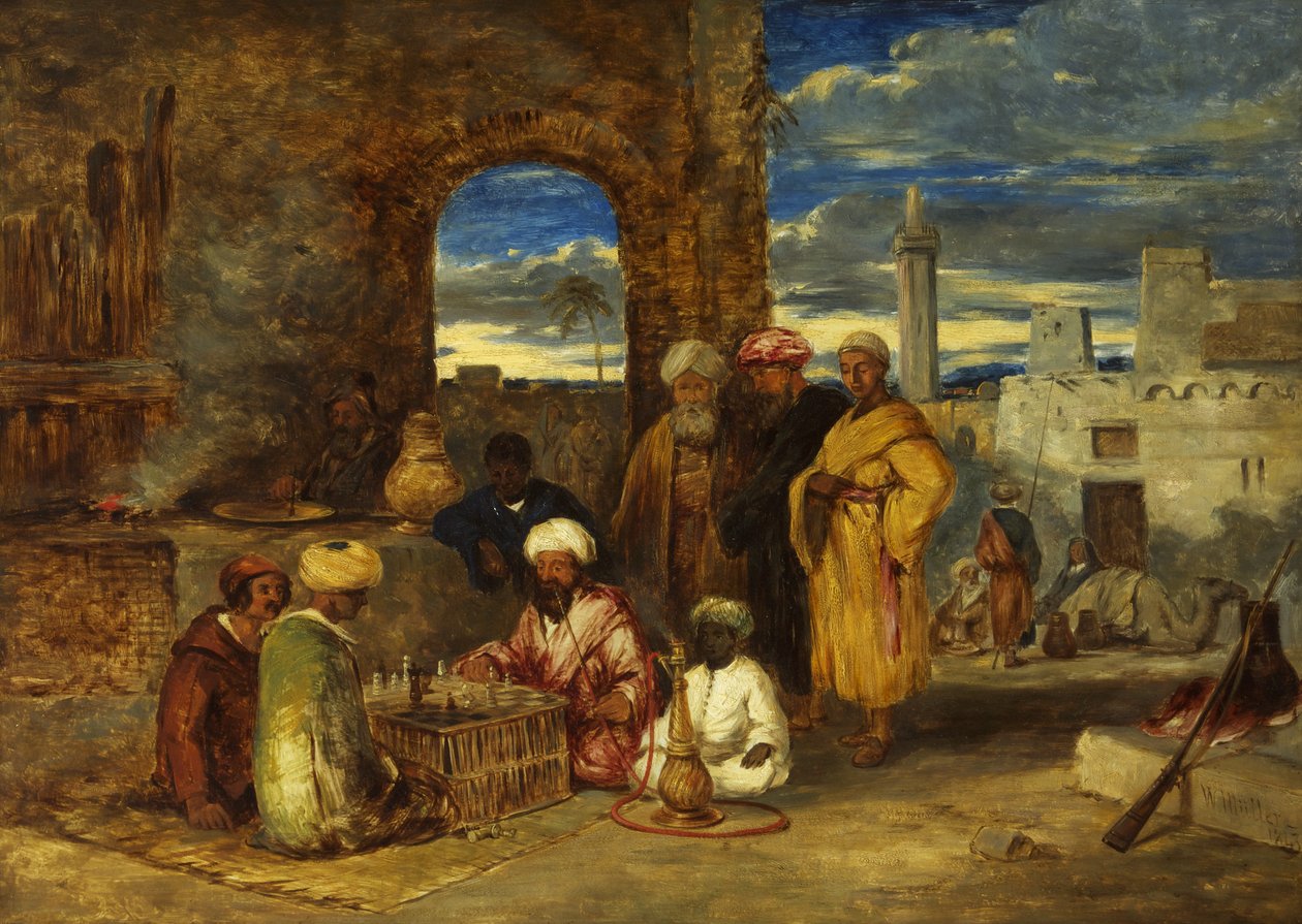Arabere som spiller sjakk av William James Muller