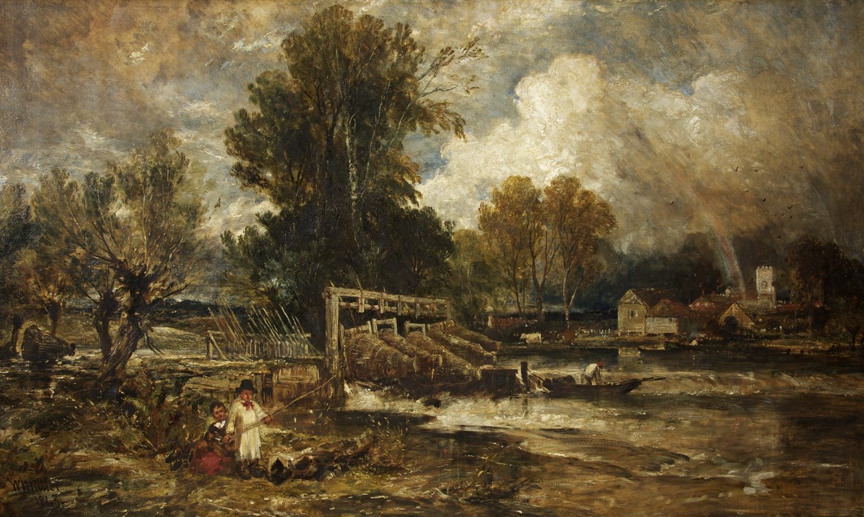 Ålebukker på Goring av William James Muller