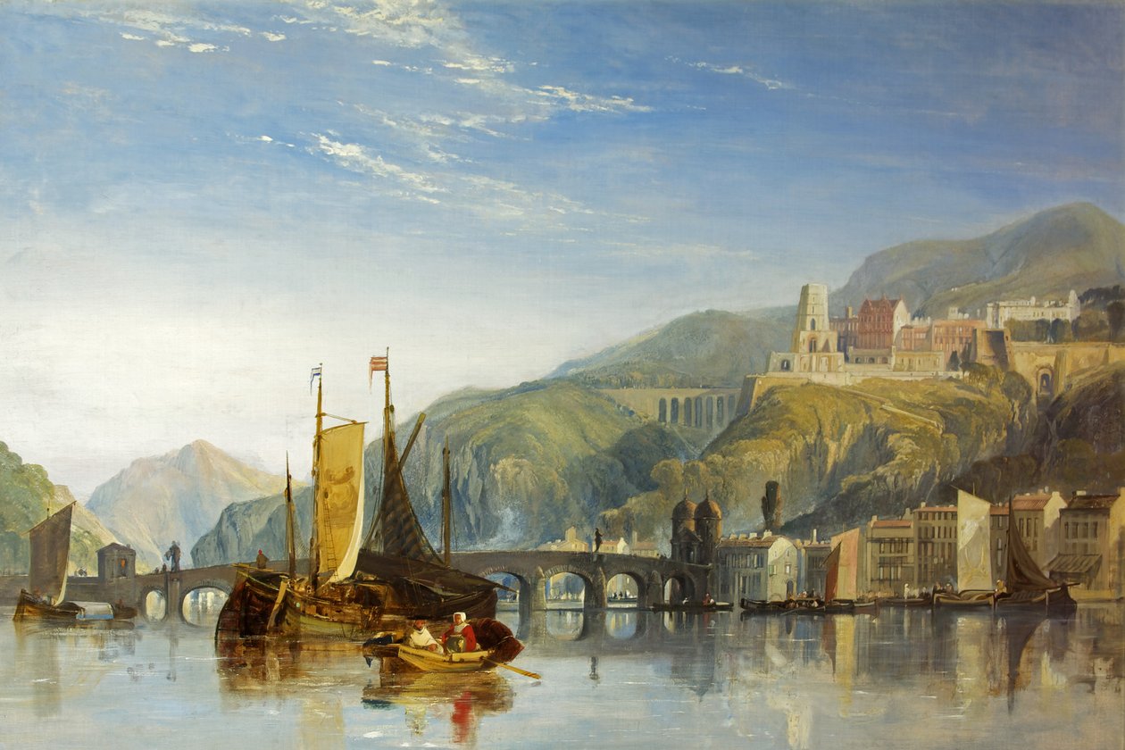 Heidelberg (olje på lerret) av William James Muller