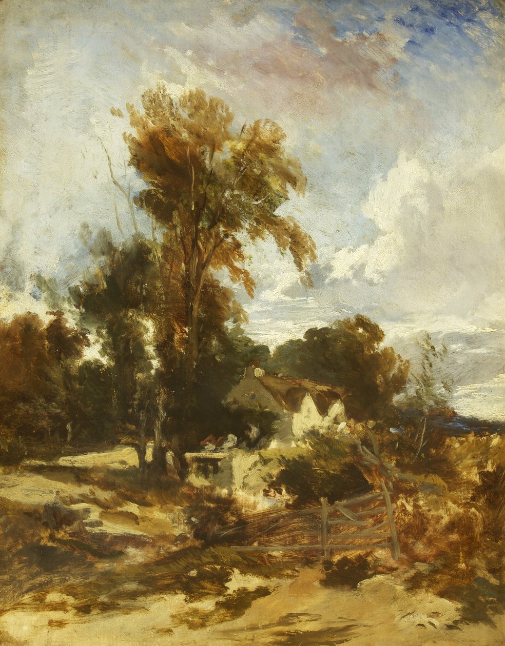 Nær Roe, Nord-Wales, muligens 1842 (olje på lerret) av William James Muller