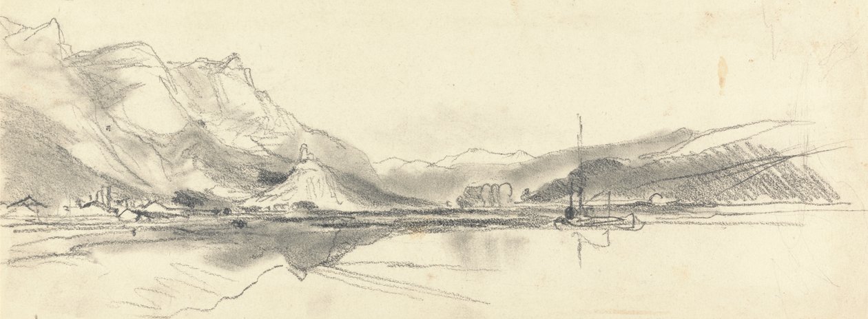 På Rhinen av William James Muller