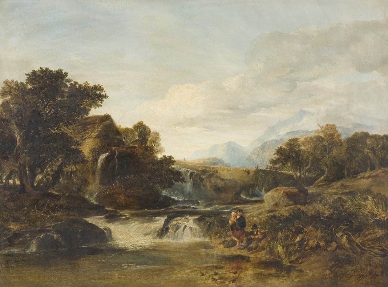 Pandy Mill, Nord-Wales av William James Muller