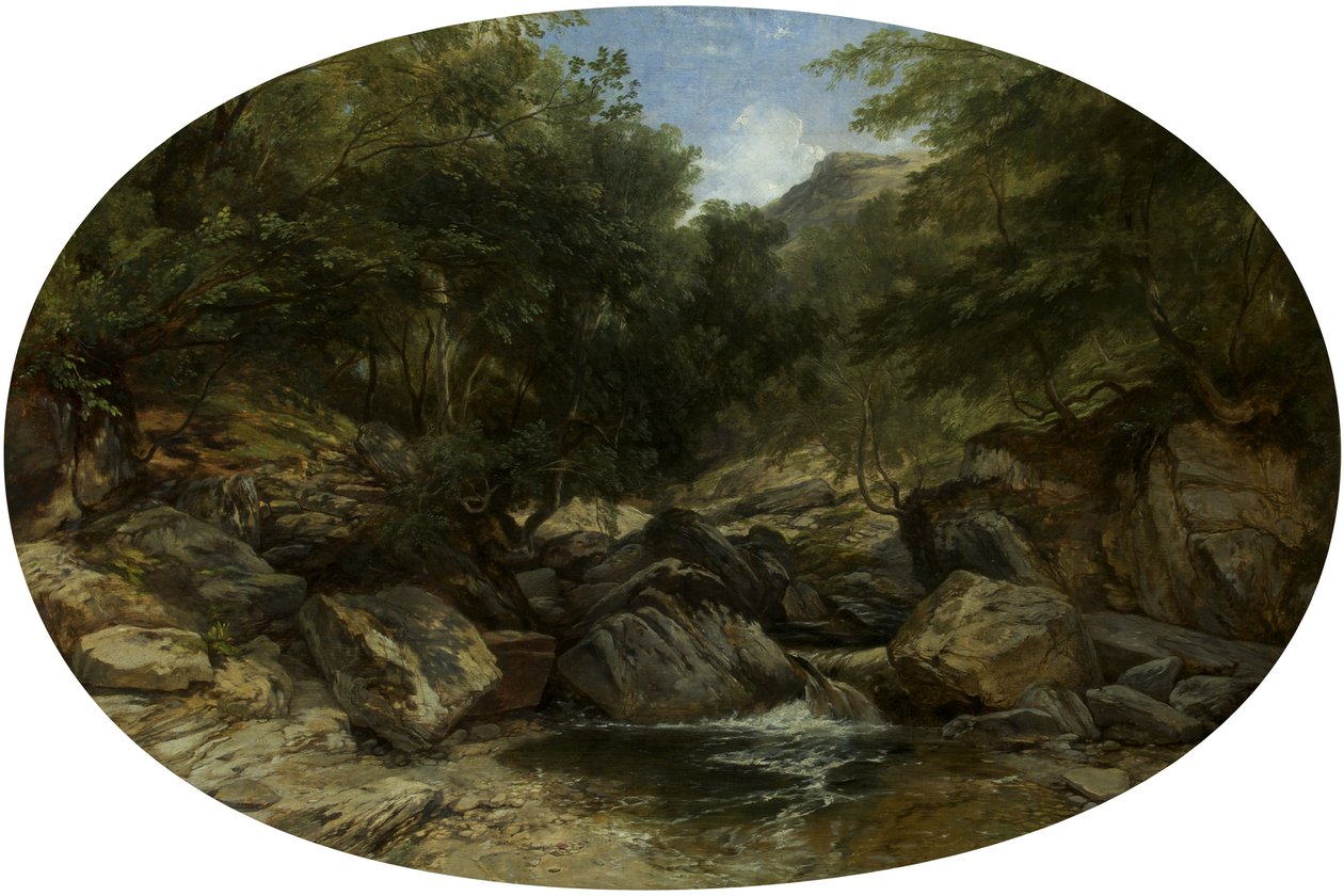 Rocky Stream ved Lynmouth av William James Muller