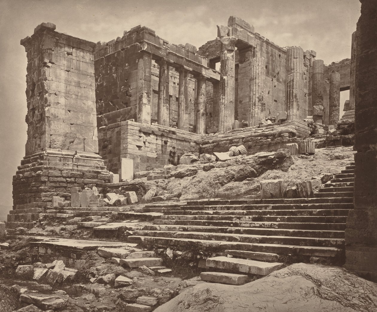 Propylaea fra sørvest av William James Stillman