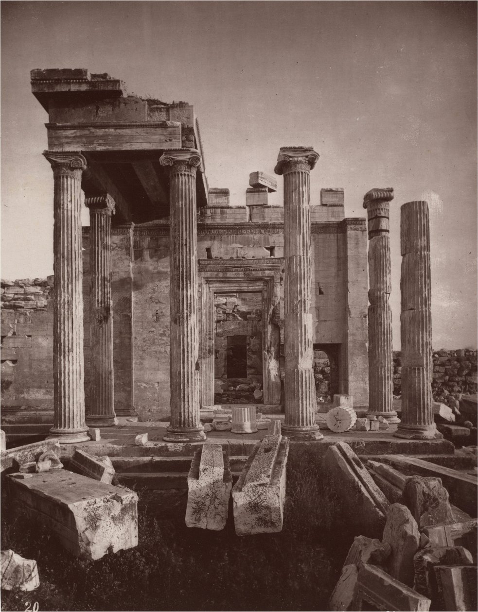 Akropolis i Athen, plate 20 av William James Stillman