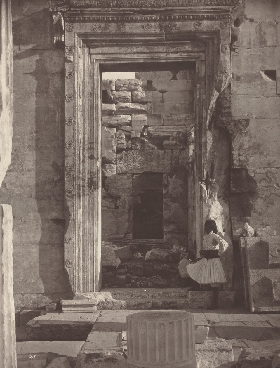 Akropolis i Athen, plate 21 av William James Stillman