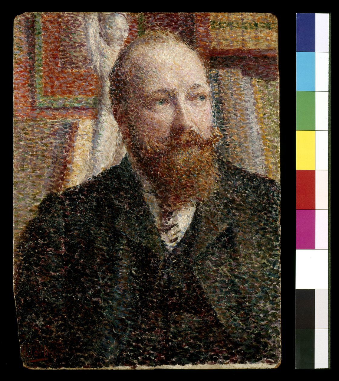 Portrett av Alfred Verhaeren (olje om bord) av William Jelley