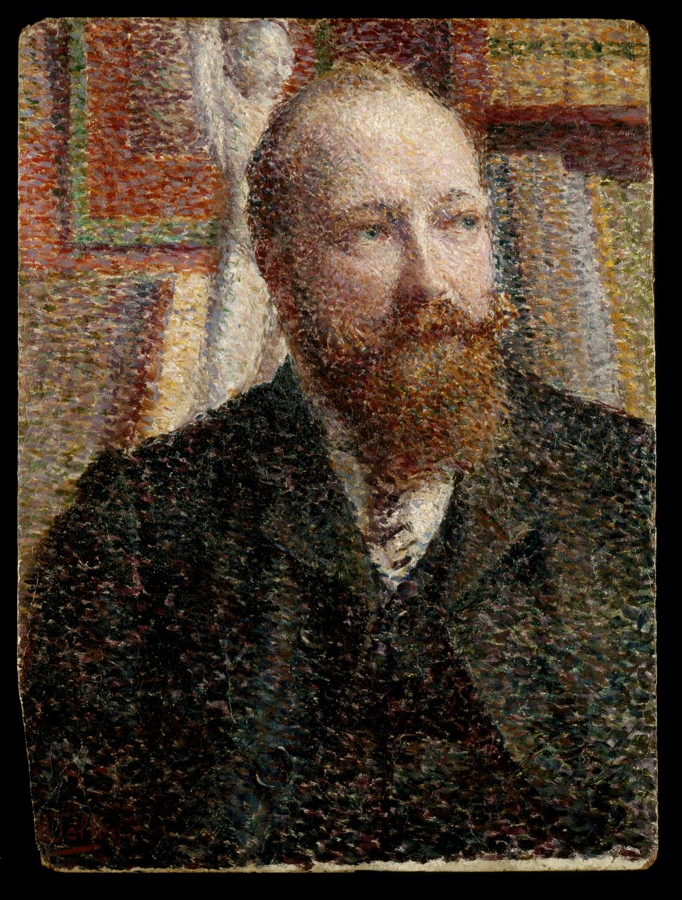Portrett av Alfred Verhaeren ca. 1890 (olje om bord) av William Jelley