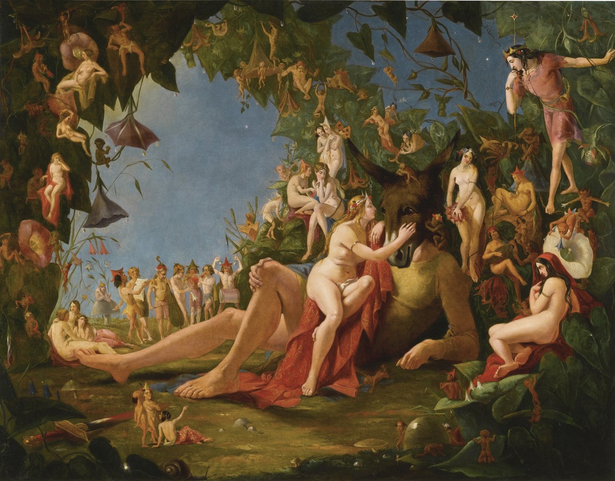 En midtsommernattsdrøm, ca. 1846 av William John Montaigne