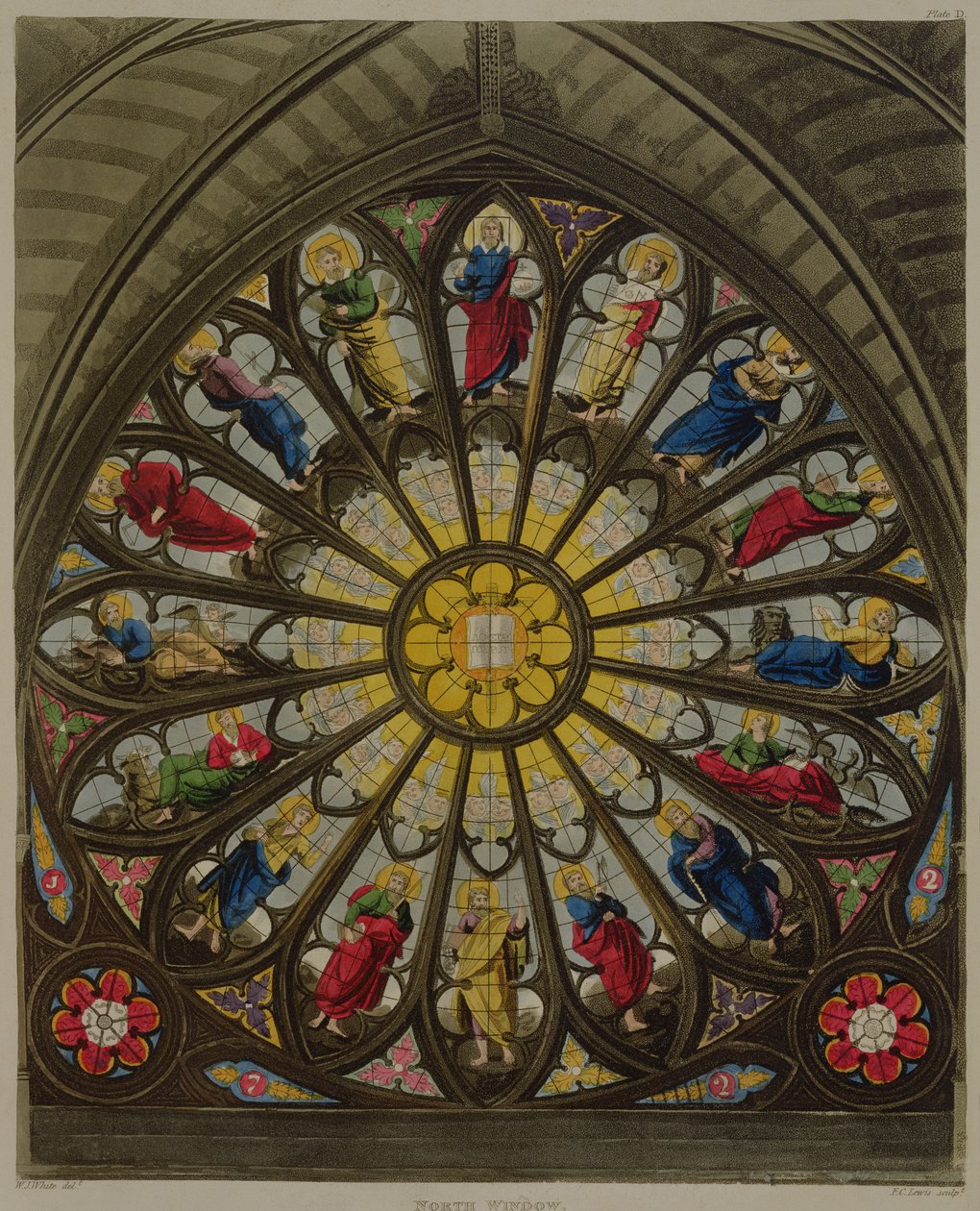 The North Window, plate D fra 