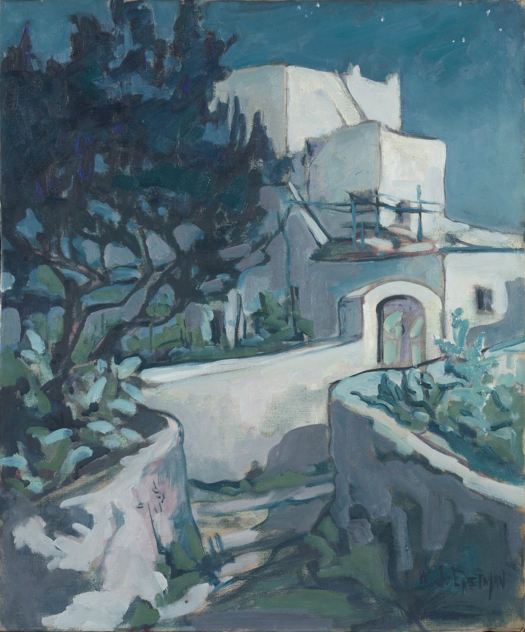 Italiensk natt, Capri av William Joseph Eastman