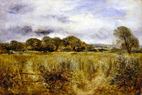 Grønn mais (olje om bord) av William Joseph J.C. Bond