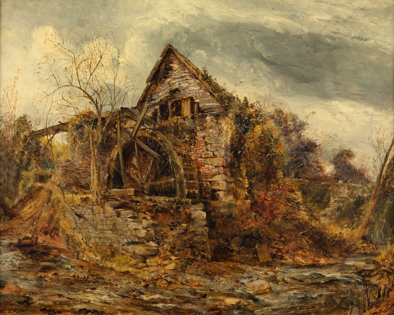 The Old Mill (olje på lerret) av William Joseph J.C. Bond
