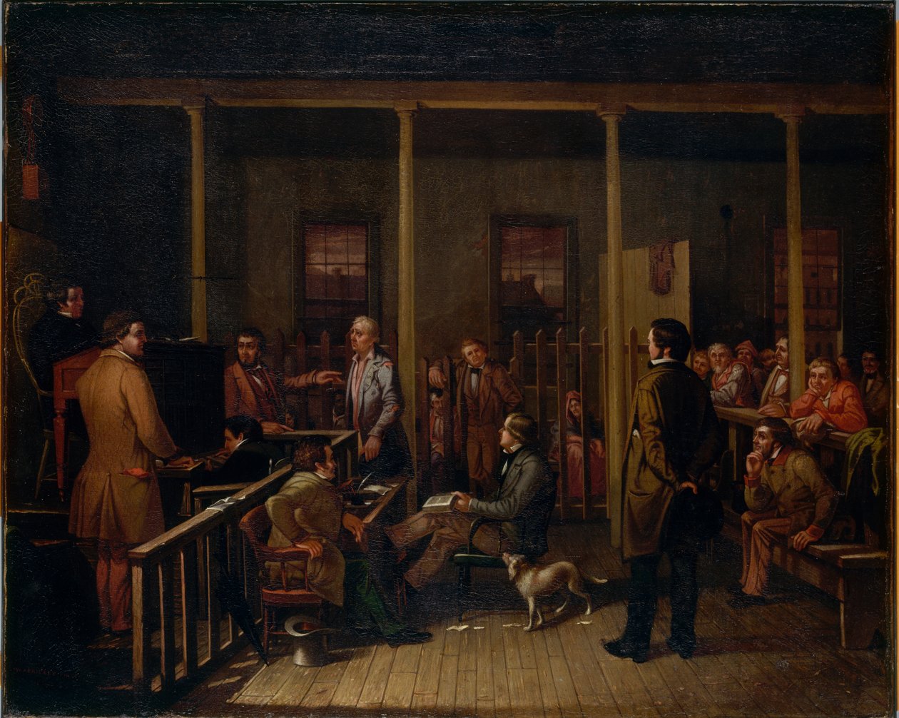 Missouri rettssal, 1852. av William Josiah Brickey