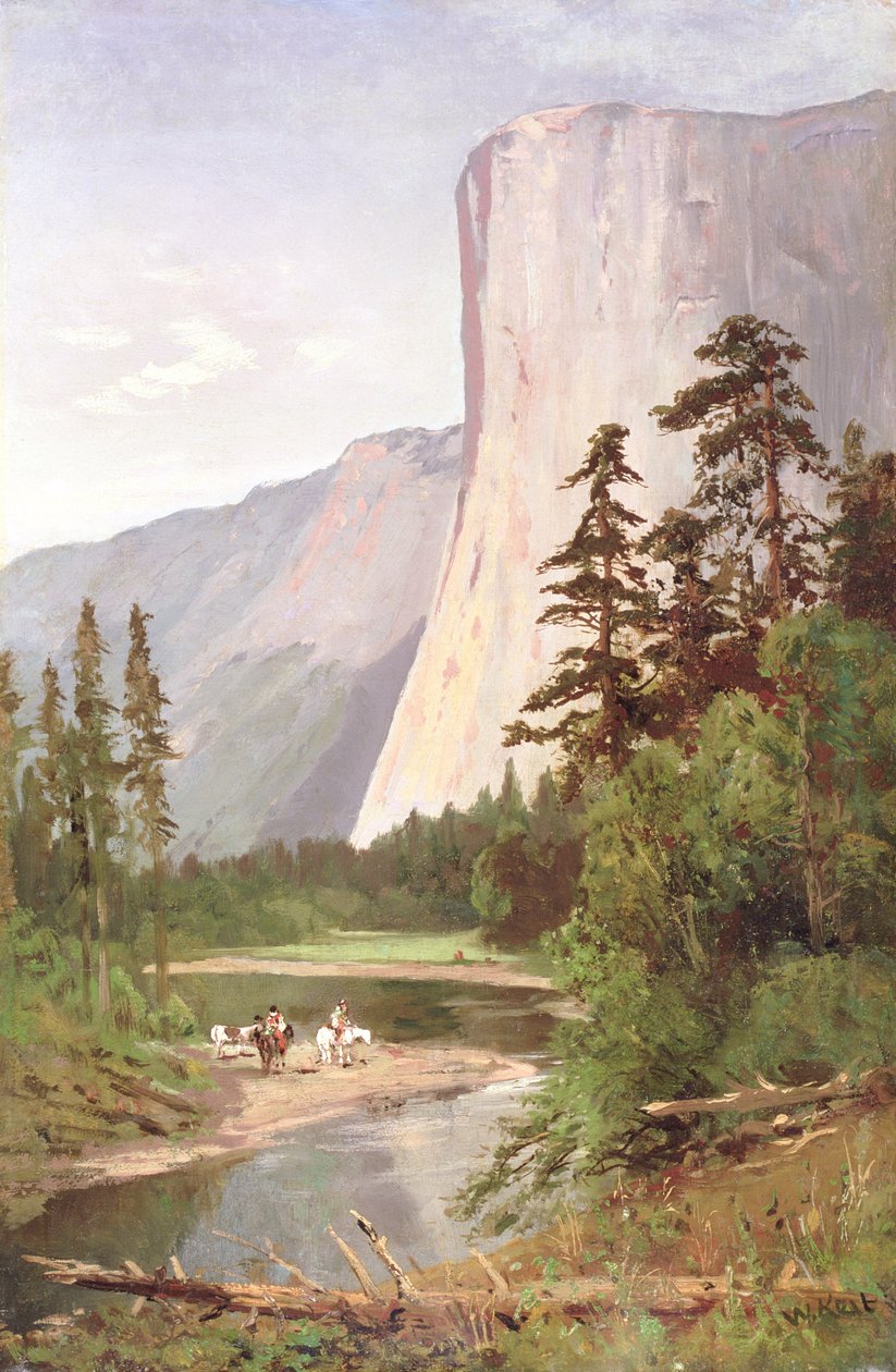 El Capitan, Yosemite Valley av William Keith