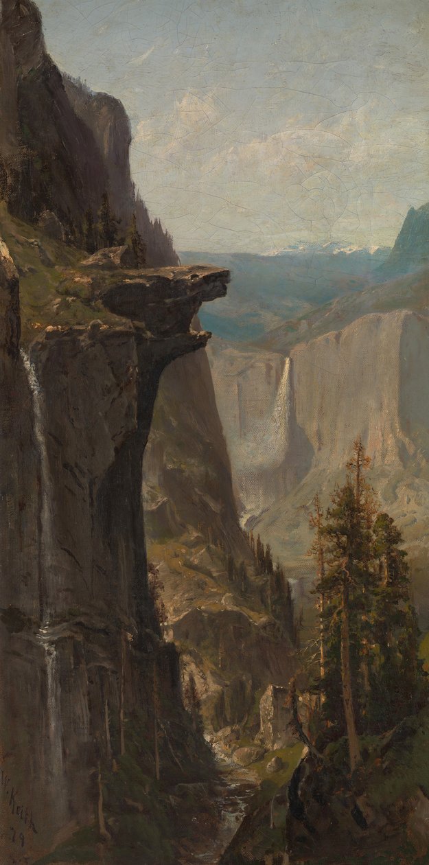 Yosemite Falls, fra Glacier Point, 1879. av William Keith