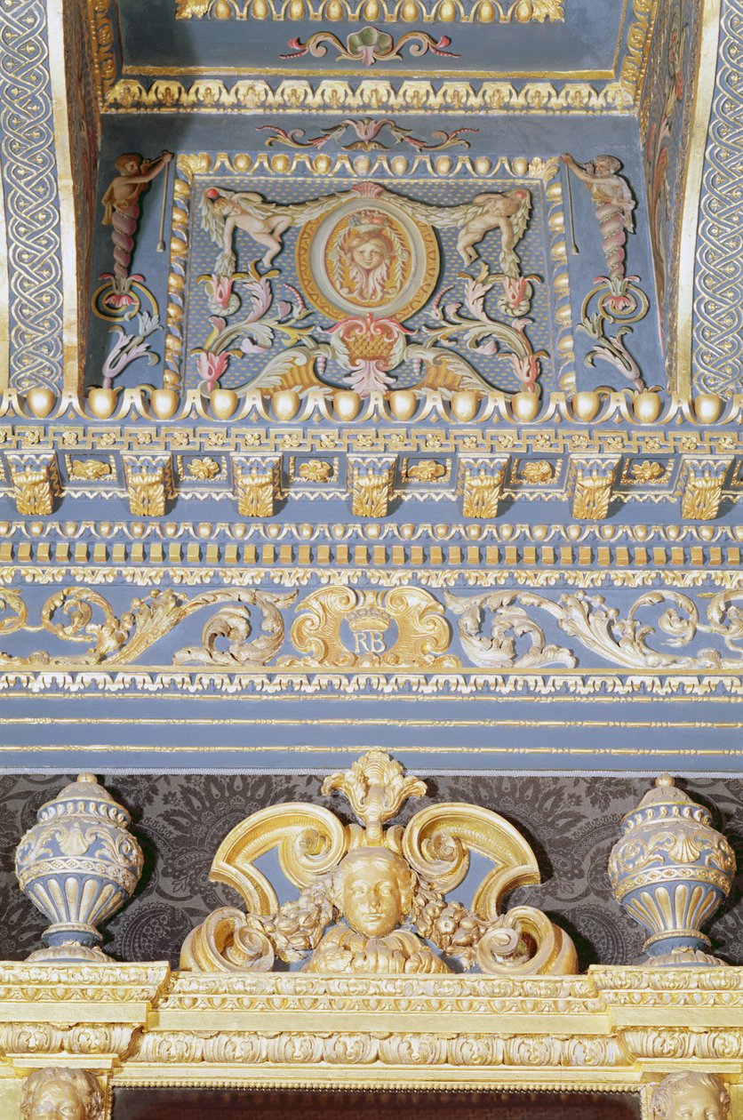 Detalj av taket i Blue Velvet Room-bildet av William Kent