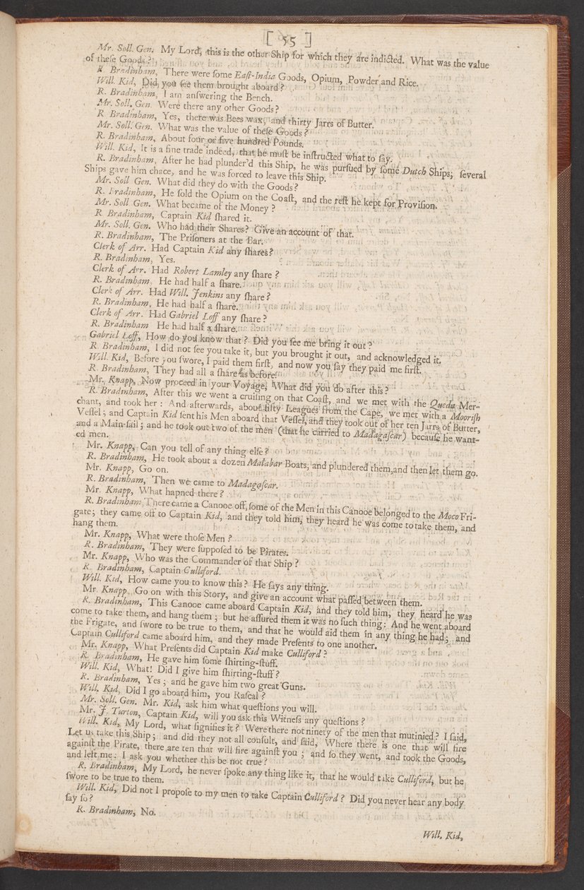 Rettssaken, prøvelsen og fordømmelsen av kaptein William Kidd, for Murther og piratkopiering av William Kidd