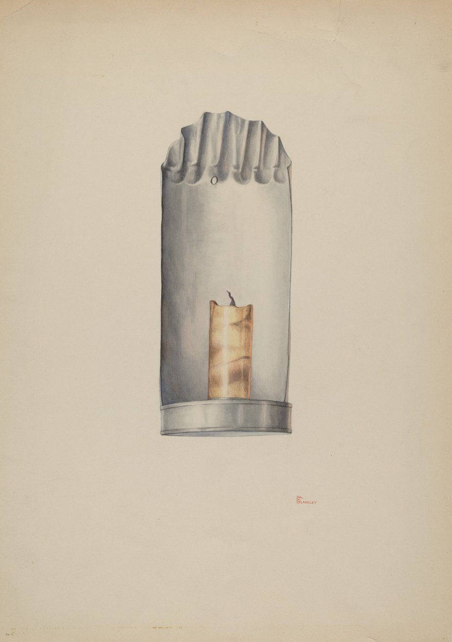 Lysholder, ca. 1940. av William Kieckhofel