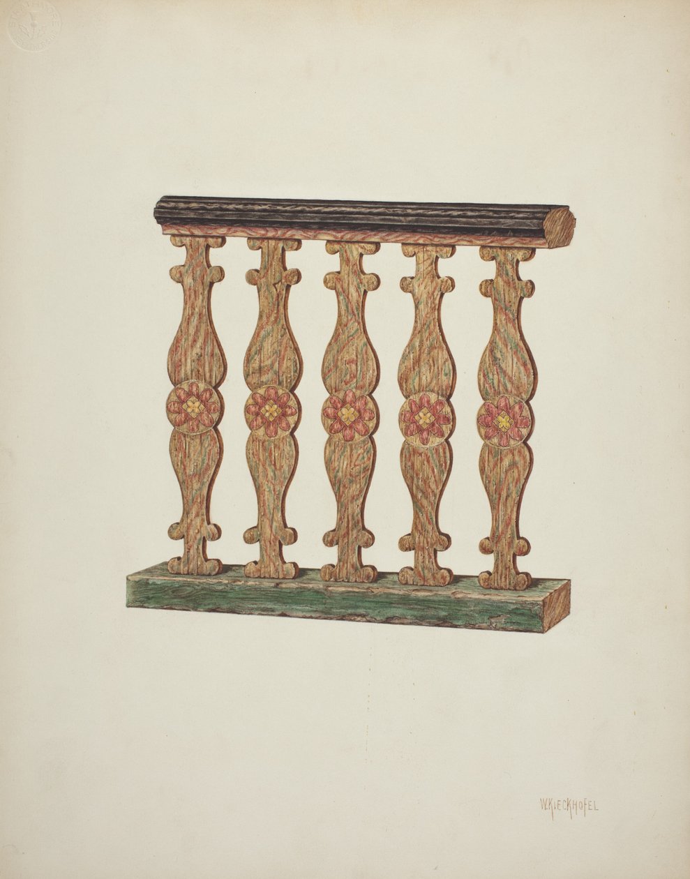 Choir Rail, 1939. av William Kieckhofel