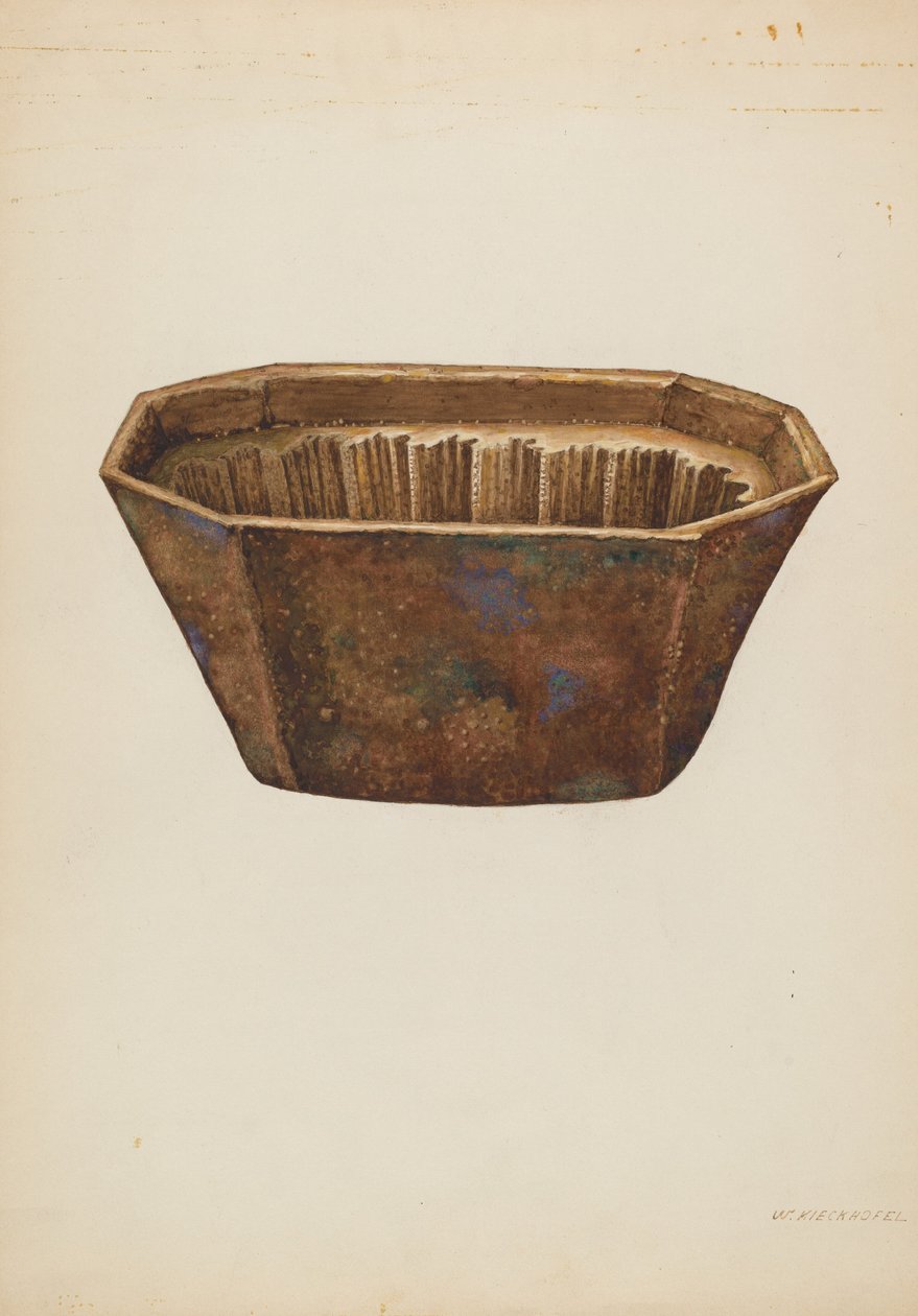 Serviseform, ca. 1939. av William Kieckhofel