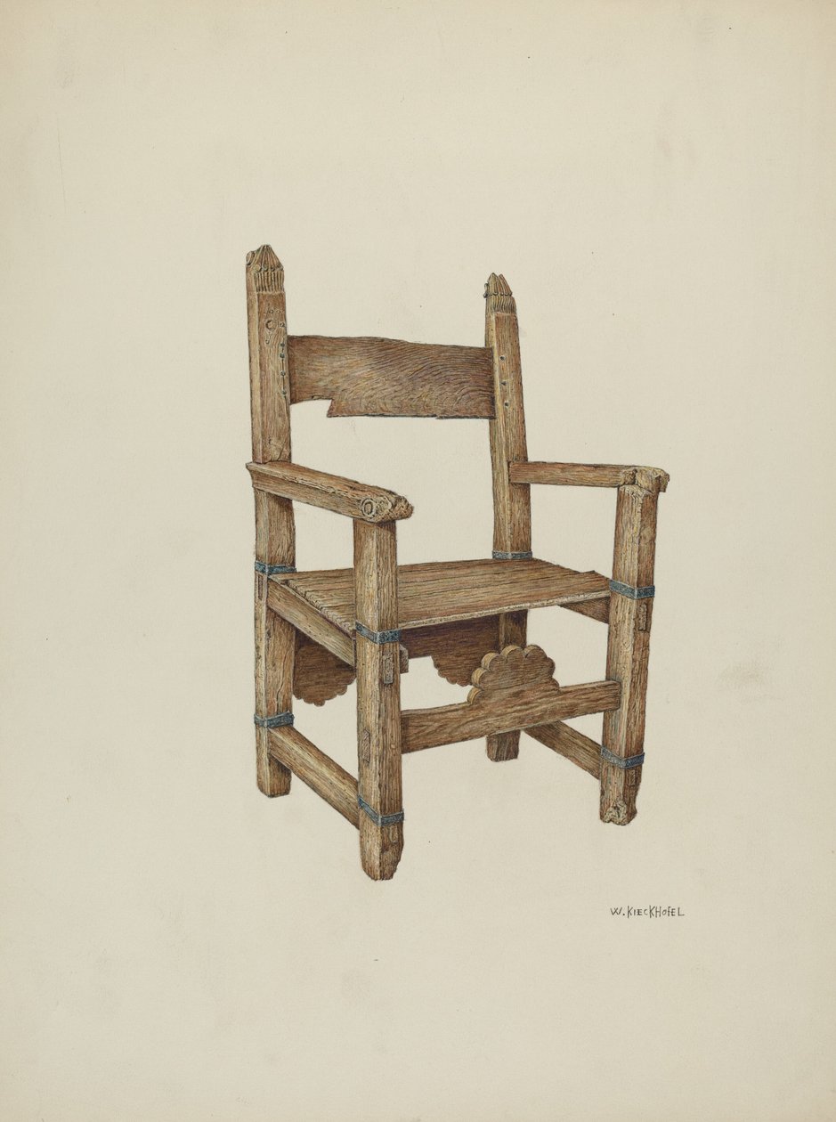 Sanctuary Chair, 1941. av William Kieckhofel