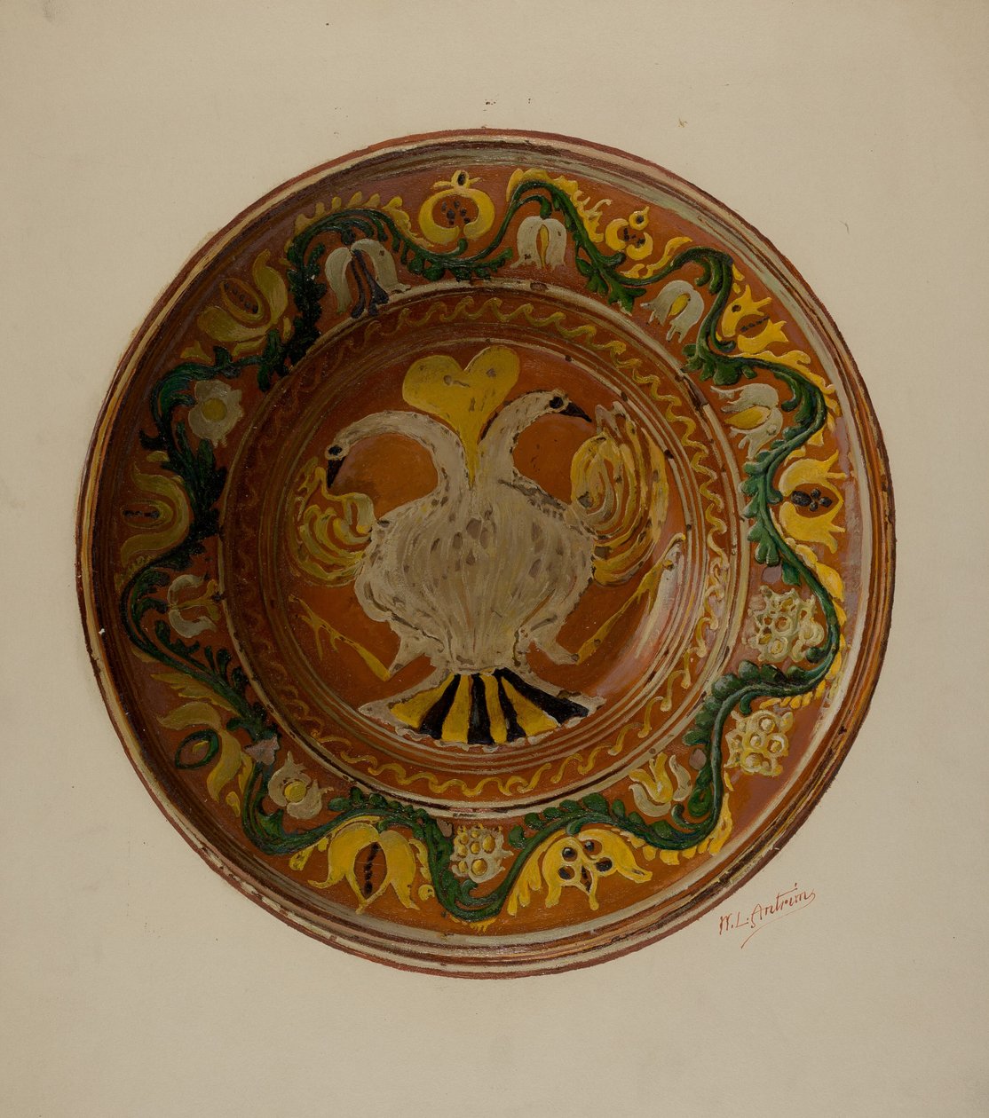 Pa tysk rett, ca. 1938. av William L Antrim