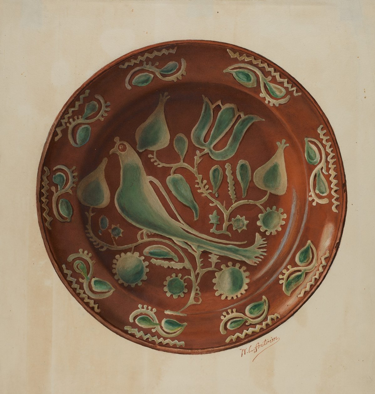 Plate, 19351942. av William L Antrim