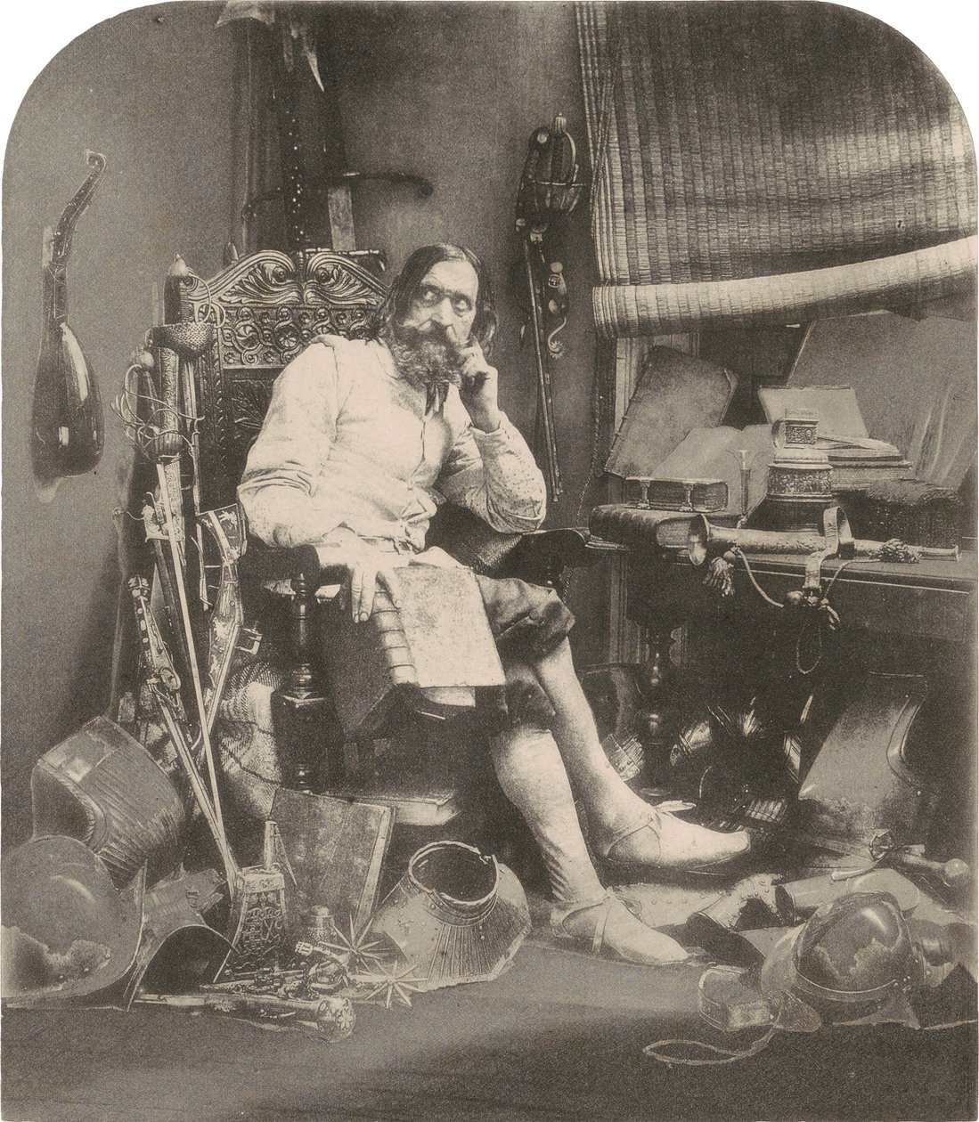 Don Quijote i sin studie av William Lake Price, Photo Galvano Graphic Company