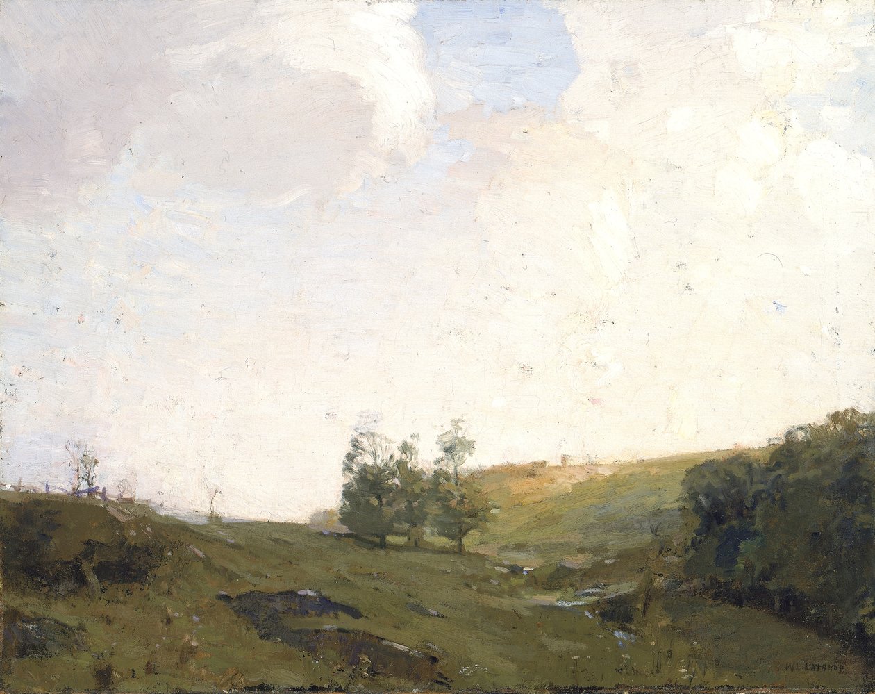 De tre trærne, slutten av 1800-begynnelsen av 1900-tallet. av William Langson Lathrop
