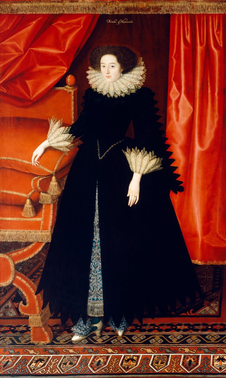 Elizabeth Bassett ca. 1615 (olje på lerret) av William Larkin