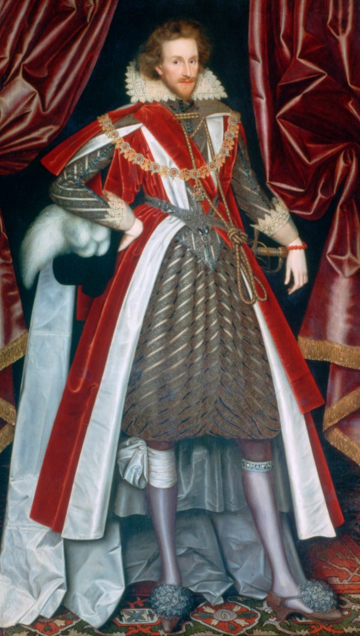 'Philip Herbert, 4. jarl av Pembroke', c1615 av William Larkin