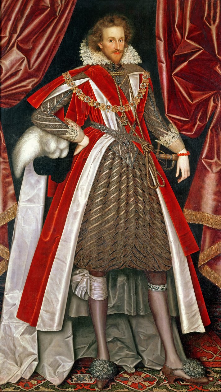 Philip Herbert, 4. jarl av Pembroke, ca. 1615 av William Larkin
