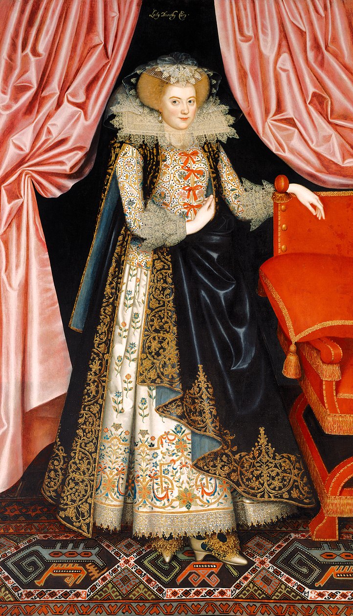 Sannsynligvis Elizabeth Cary, født Tanfield, ca. 1615 (olje på lerret) av William Larkin