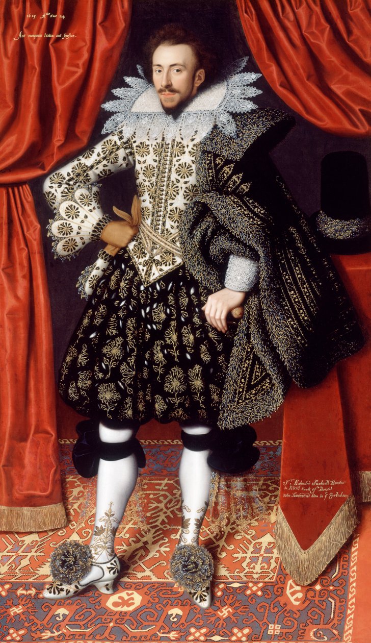 Richard Sackville ca. 1613 (olje på lerret) av William Larkin